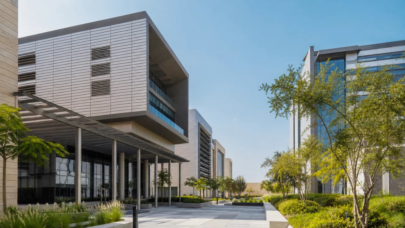 Qatar Science & Technology Park campus setting representing AutoSec Innovation R&D presence in Qatar