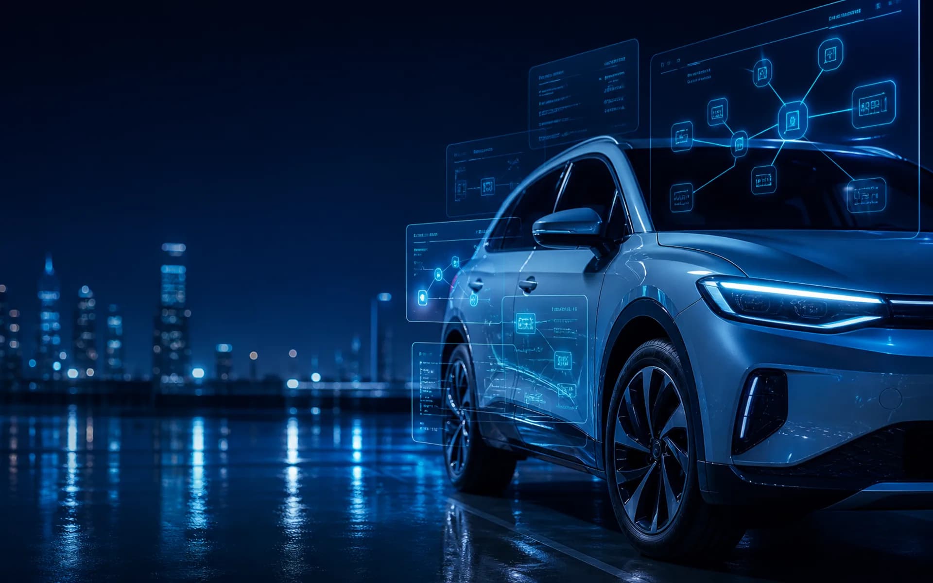 Connected vehicle security ecosystem with ECU domains, telematics, cloud intelligence, and VSOC