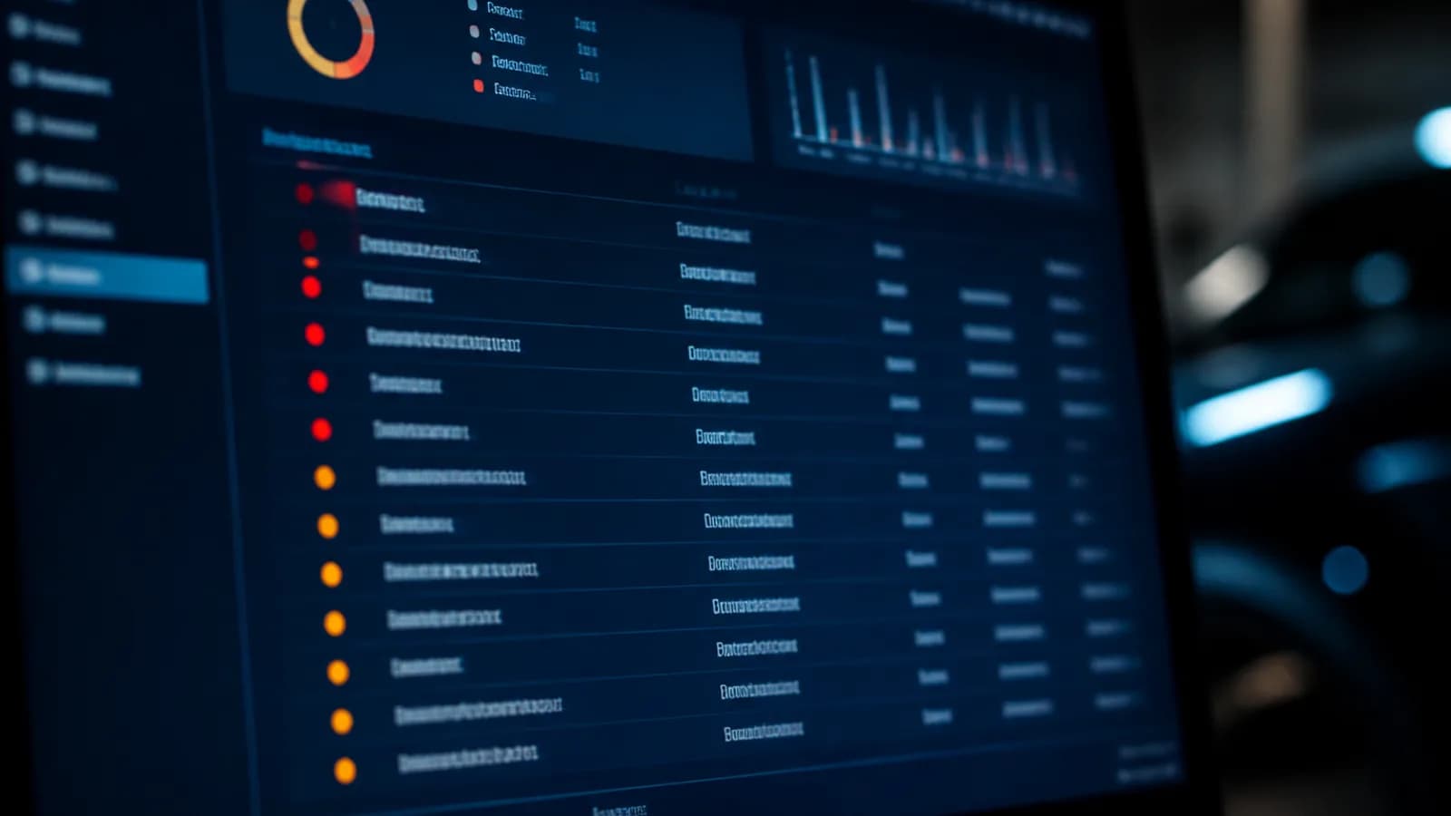 Vehicle Security Scanner findings list with severity and evidence links