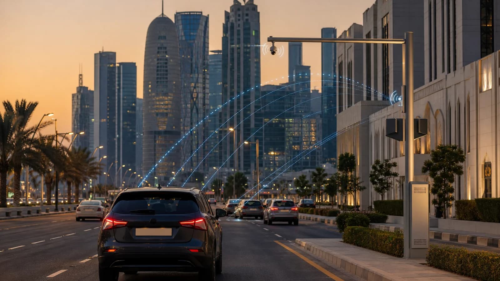 Connected vehicles in a Gulf urban mobility setting for regional automotive cybersecurity research