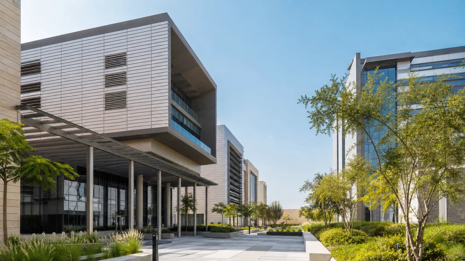 Qatar Science & Technology Park campus representing AutoSec Innovation automotive cybersecurity R&D incubation