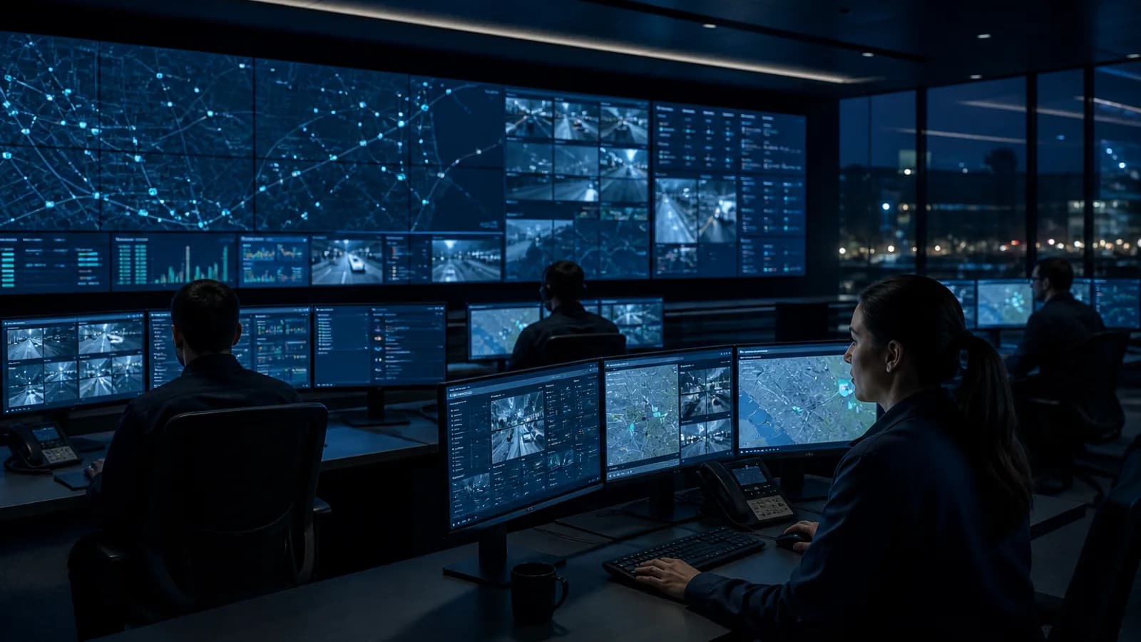 Vehicle security operations centre monitoring view